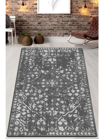 Conceptum Hypnose Dywan bawełniany ''Flor De Colores'' w kolorze szaro-białym