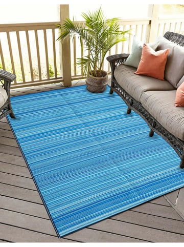 Conceptum Hypnose In- & Outdoor-Teppich ''Hasır 007'' in Blau
