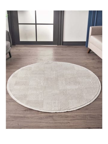 Mioli Kurzflor-Teppich in Creme