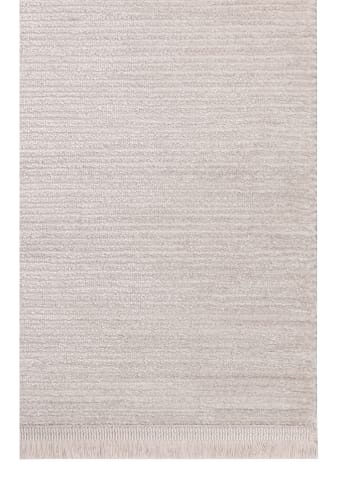 Mioli Kurzflor-Teppich "Leo" in Creme