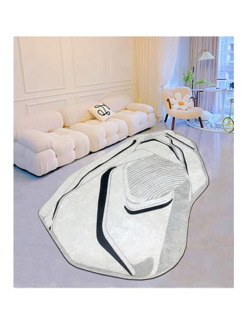 Conceptum Hypnose Laagpolig tapijt "Mabilo" crème/grijs/zwart