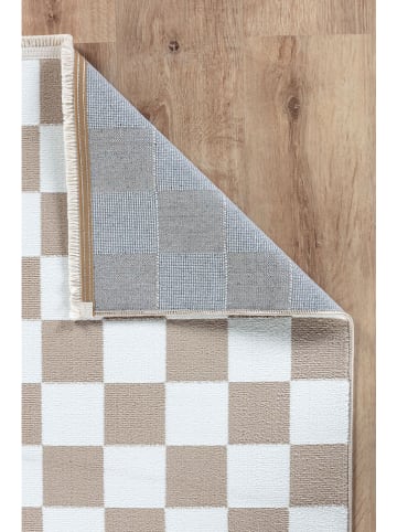 Conceptum Hypnose Kurzflor-Teppich ''Moderno 3333'' in Beige/ Weiß