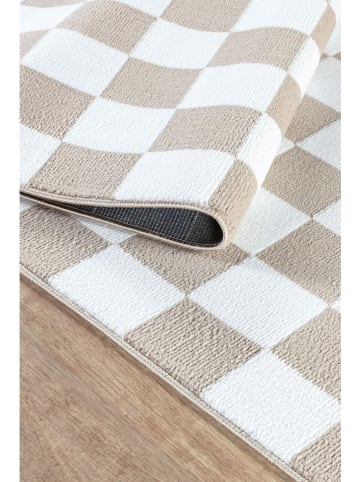 Conceptum Hypnose Laagpolig tapijt "Moderno 3333" beige/wit