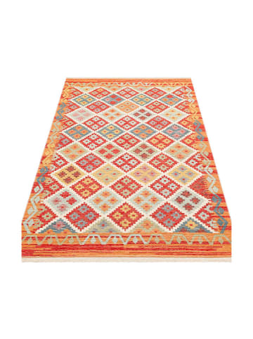 Conceptum Hypnose Baumwoll-Teppich ''NMD 05'' in Beige/ Bunt