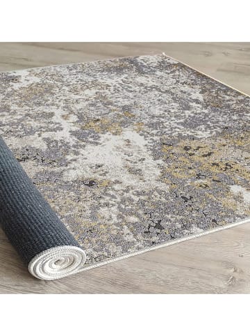 Conceptum Hypnose Dywan bawełniany ''Woopamuk217'' w kolorze szaro-beżowym