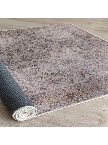 Conceptum Hypnose Katoenen tapijt "Woopamuk335" beige/meerkleurig