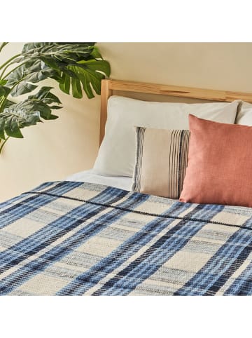 BELLA MAISON Bedsprei "Noah" blauw - (L)200 x (B)150 cm