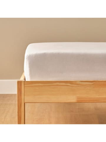 BELLA MAISON Satijnen bedlaken beige - (L)200 x (B)160 cm