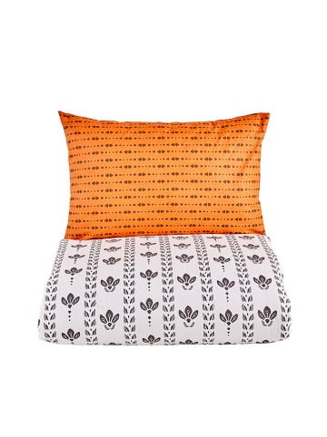 BELLA MAISON Renforcé beddengoedset "Eva" oranje