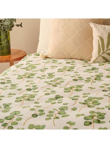 BELLA MAISON Narzuta "Ocaliptus" w kolorze zielonym - 220 x 150 cm