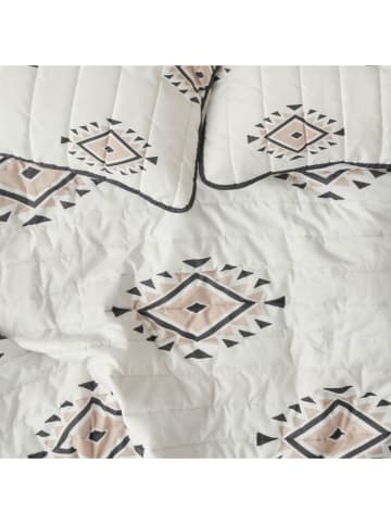 BELLA MAISON 3-delige beddengoedset "Nora" wit/grijs