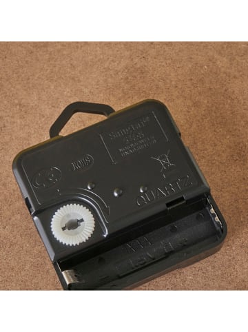 BELLA MAISON Wanduhr "Koala" in Grau - (B)28 x (H)26 cm