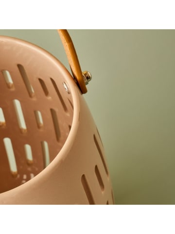 BELLA MAISON Laterne "Shine" in Beige - (H)20 x Ø 15 cm