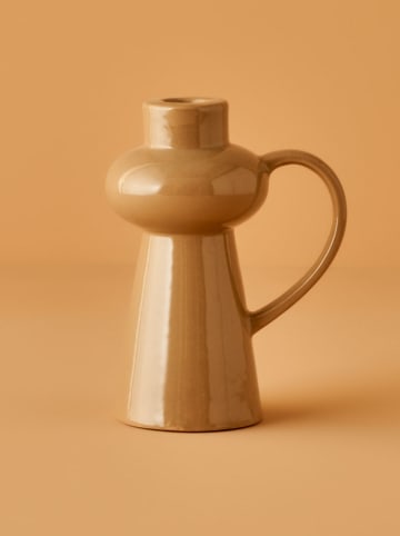 BELLA MAISON Kerzenhalter "Viento" in Grün - (H)17 x Ø 12 cm