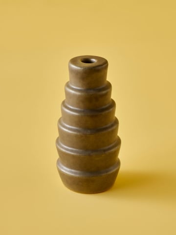 BELLA MAISON Kerzenhalter "Wildy" in Grün - (H)12 x Ø 6 cm