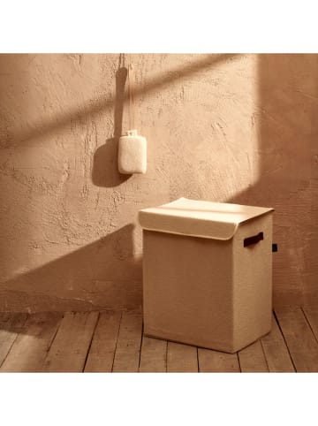 BELLA MAISON Wäschekorb ''Karla'' in Creme - (B)40 x (H)50 x (T)30 cm
