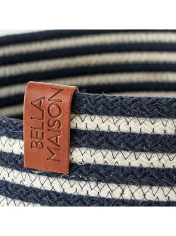 BELLA MAISON Korb "Valesa" in Dunkelblau - (H)23 x Ø 21 cm