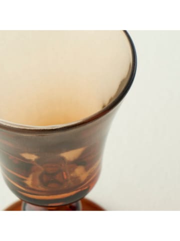 BELLA MAISON 6er-Set: Gläser "Colored" in Hellbraun - 400 ml