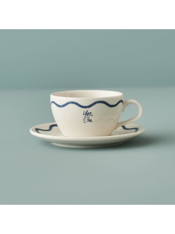 BELLA MAISON 2-delige set: koffiekoppen "Marine" - 270 ml