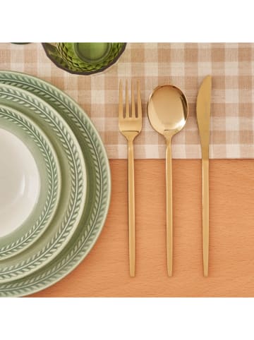 BELLA MAISON 18tlg. Dessertbesteck-Set "Siena" in Gold