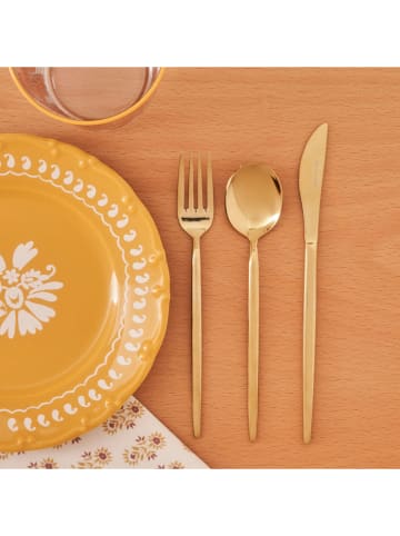 BELLA MAISON 18tlg. Dessertbesteck-Set "Siena" in Gold