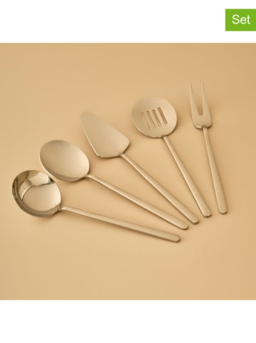 BELLA MAISON 5tlg. Servierbesteck-Set "Siena" in Silber