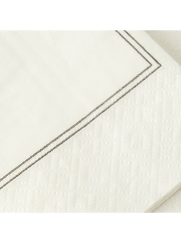 BELLA MAISON Servietten in Creme - 25 Sück