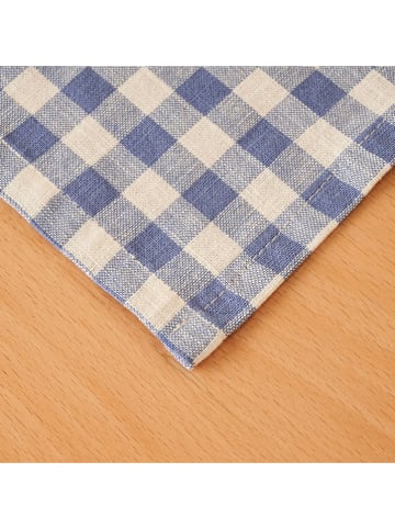 BELLA MAISON Tafellaken blauw/wit - (L)250 x (B)150 cm