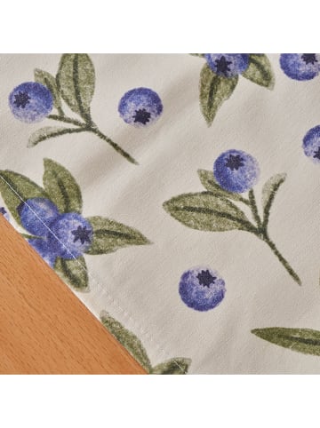 BELLA MAISON Tafellaken crème/blauw/groen - (L)250 x (B)150 cm