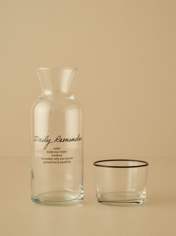 BELLA MAISON Karafka "Daily Reminder" w kolorze czarnym - 700 ml