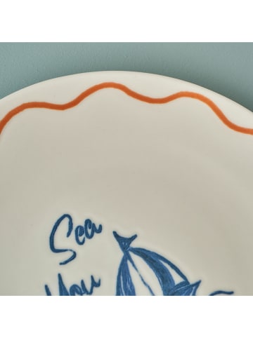 BELLA MAISON 6er-Set: Speiseteller in Creme - Ø 19 cm