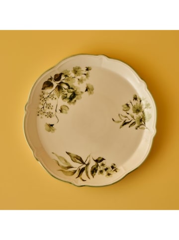BELLA MAISON Servierteller "Julia" in Grün/ Weiß - Ø 32 cm