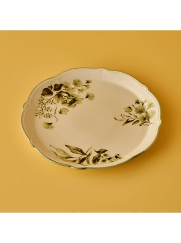 BELLA MAISON Servierteller "Julia" in Grün/ Weiß - Ø 32 cm