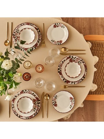 BELLA MAISON 18-delig tafelservies "Jolly" rood