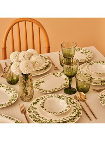 BELLA MAISON 44-częściowy zestaw śniadaniowy "Petit Bonheur" w kolorze zielonym