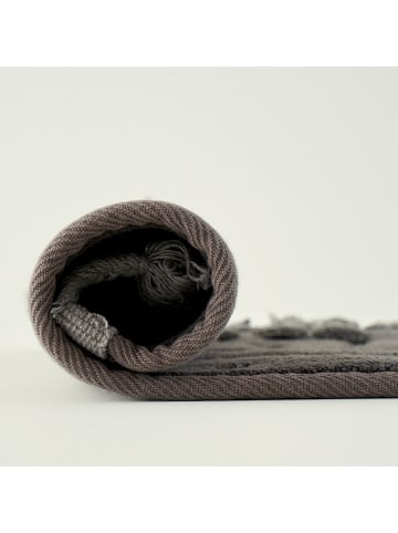 BELLA MAISON 2er-Set: Badematten "Sunshine" in Anthrazit