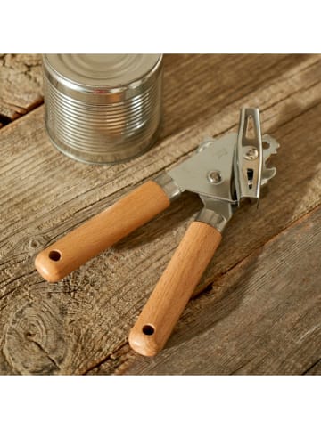 BELLA MAISON Otwieracz "Crack" w kolorze srebrno-jasnobrązowym do puszek - wys. 18 cm