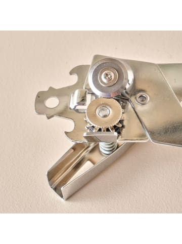 BELLA MAISON Otwieracz "Crack" w kolorze srebrno-jasnobrązowym do puszek - wys. 18 cm