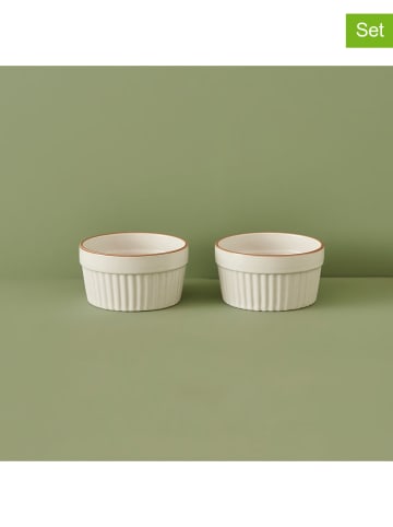 BELLA MAISON 2-delige set: ovenschalen wit - 200 ml