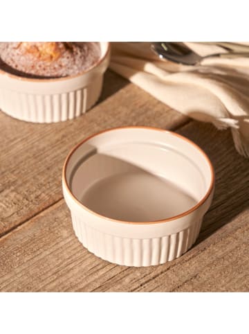 BELLA MAISON 2er-Set: Ofenformen "Vislo" in Creme - (H)5 x Ø 11 cm
