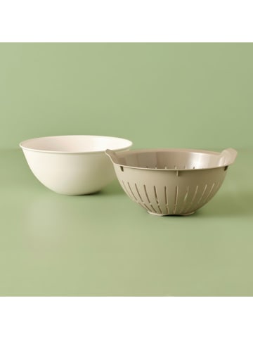 BELLA MAISON Salaterka w kolorze biało-beżowym - 3 l