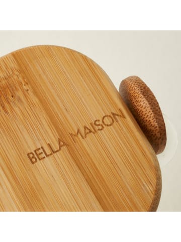 BELLA MAISON Vorratsglas "Alice" in Transparent/ Hellbraun - 500 ml