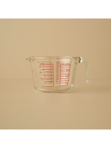 BELLA MAISON Messbecher "Vero" in Transparent/ Rot - 1 l