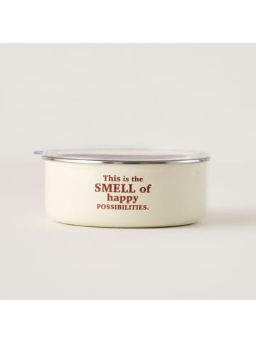 BELLA MAISON 3-delige set: voorraadpotten "Cozy" crème