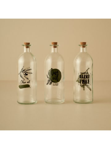 BELLA MAISON Butelka "Font" w kolorze zielonym na olej - 500 ml