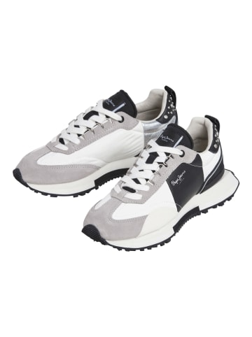 Pepe Jeans FOOTWEAR Sneakers "Archer" in Grau/ Weiß