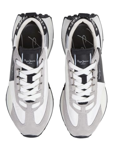 Pepe Jeans FOOTWEAR Sneakersy "Archer" w kolorze szaro-białym