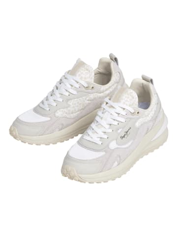 Pepe Jeans FOOTWEAR Leder-Sneakers "Winslow" in Creme