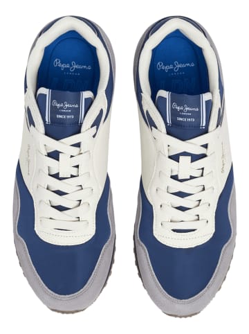 Pepe Jeans FOOTWEAR Sneakers "London" grijs/blauw/crème