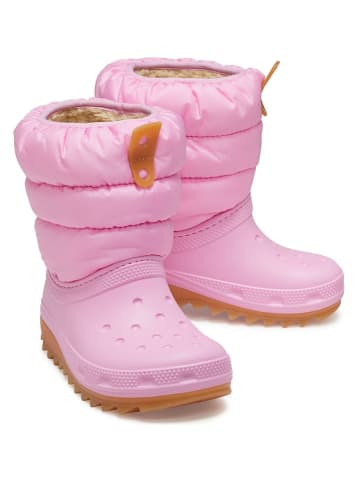 Crocs Winterlaarzen lichtroze